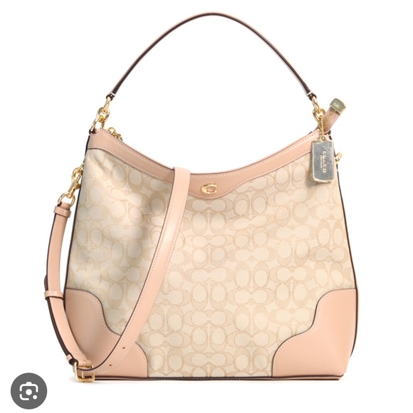 Coach Handbags - Coach | Ivie Hobo Bag - Signature Khaki